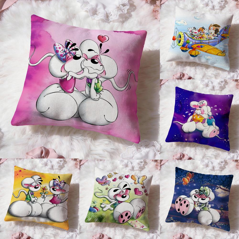 Interior Design Degree - Cartoon D-Diddl Cushion Cover Premium Comfort