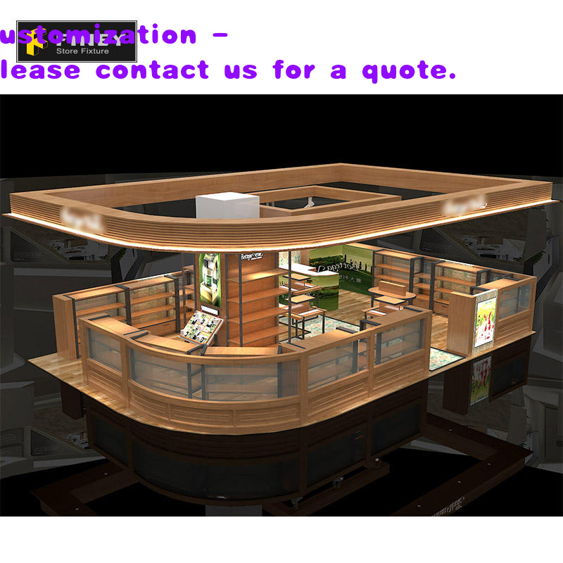 Interior Design Layout - custom.Cosmetics Kiosk Interior Layout Decoration Makeup