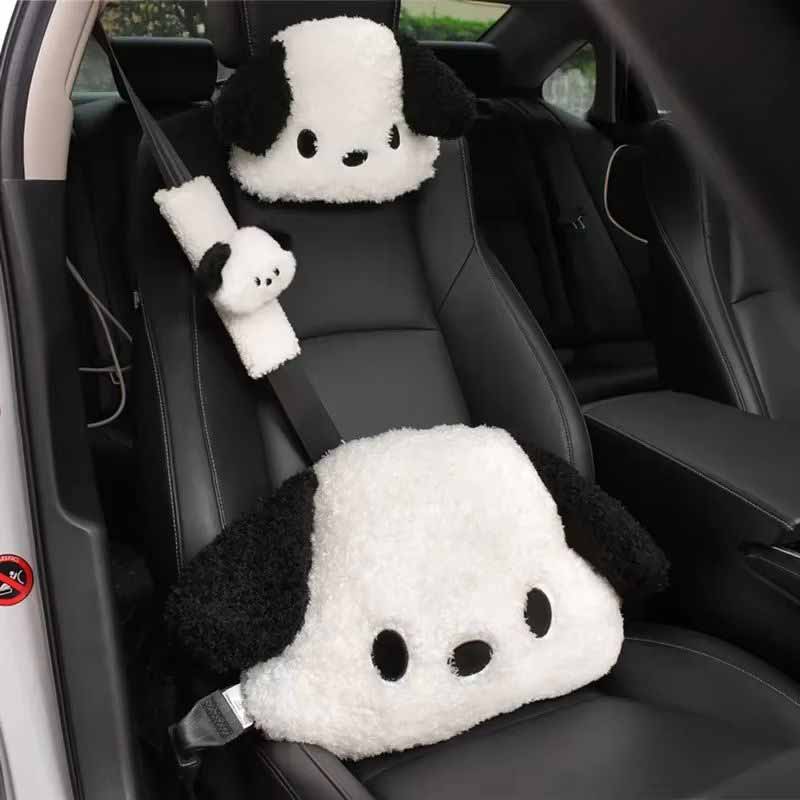 Interior Design Degree - Cartoon Car Plush Lumbar Pillow Headrests