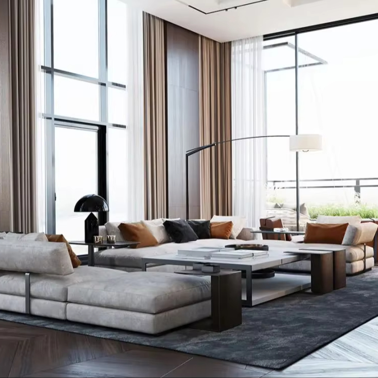 Interior Design Layout - Sanhai Super Luxurious Mansion Interior Design
