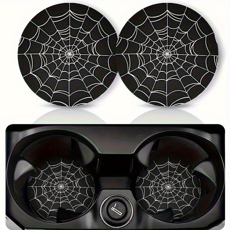 Interior Design Web - 2pcs Spider Web Design Car Cup