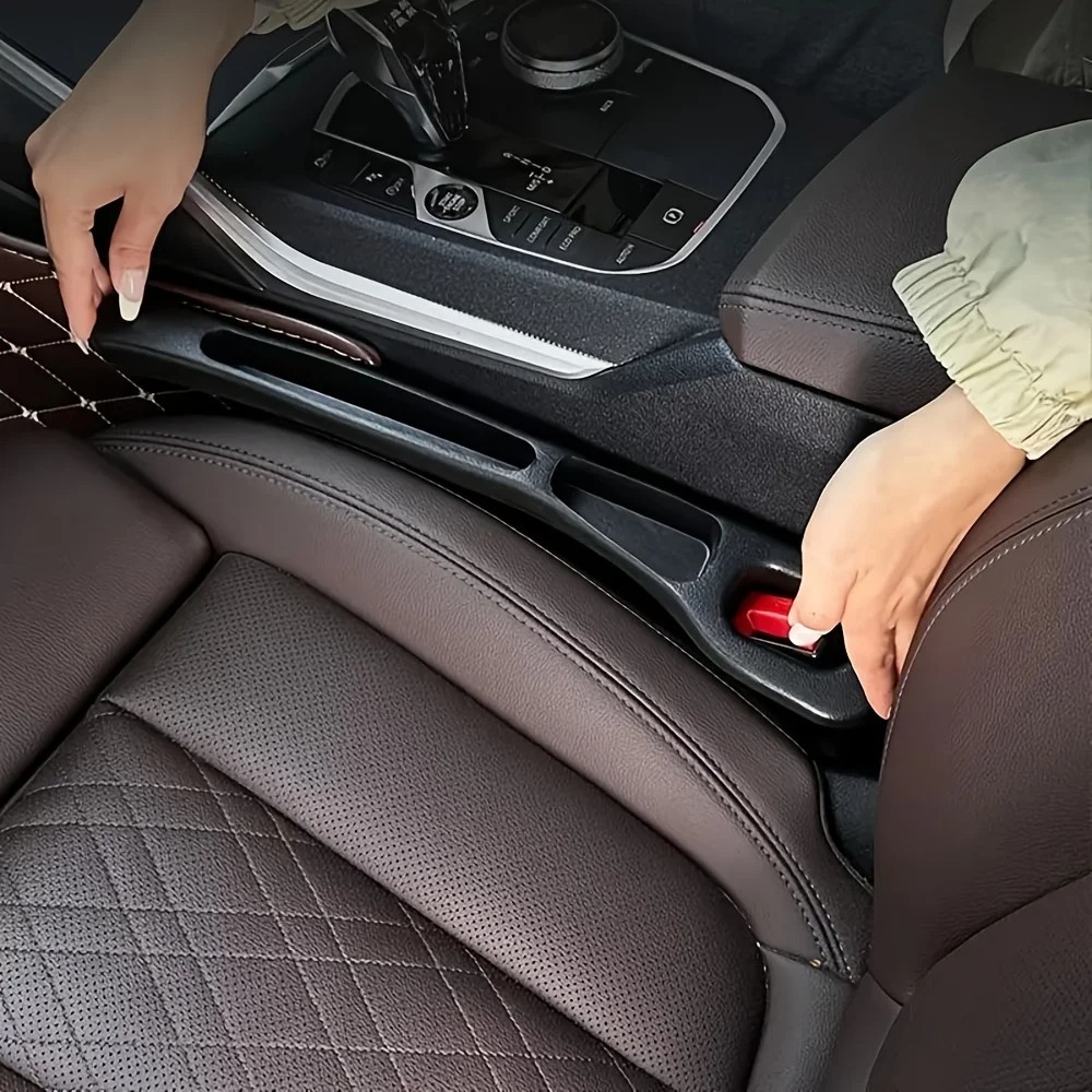 Interior Design Product - 2Pcs Car Seat Gap Filler Organizer,