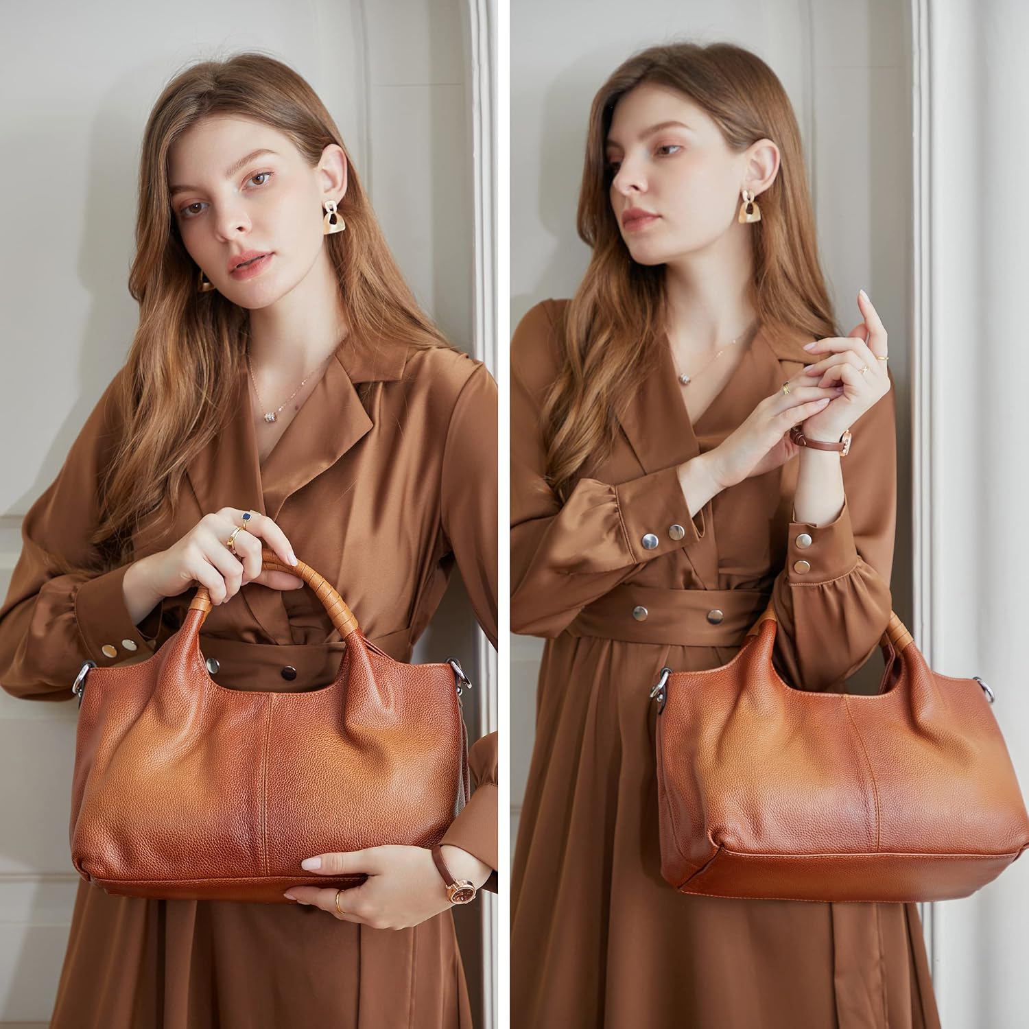Genuine Leather Shoulder Bags  - огляд і ціна Interior Design Quiet Luxury