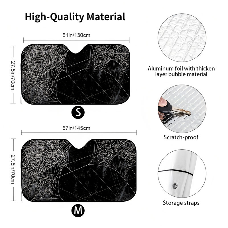1Pcs Spider Web Windshield Sun - огляд і ціна Interior Design Web