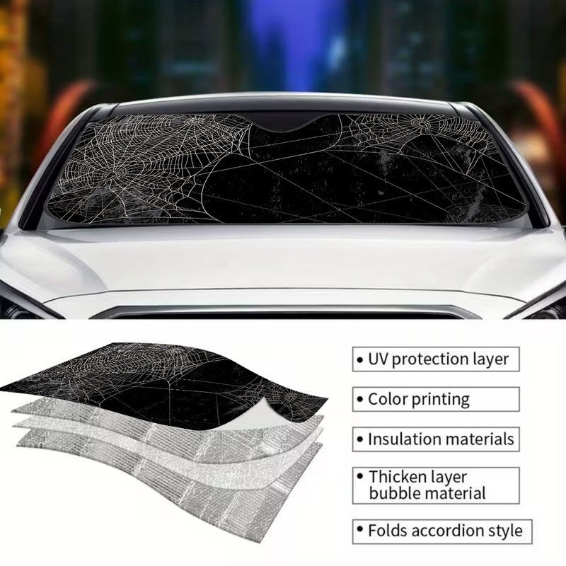 1Pcs Spider Web Windshield Sun - огляд і ціна Interior Design Web