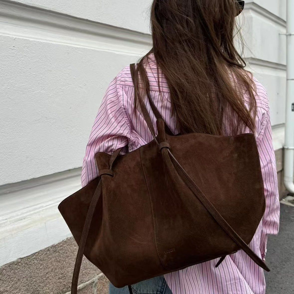 Faux Suede Tote Bags For Women - огляд і ціна Interior Design Name