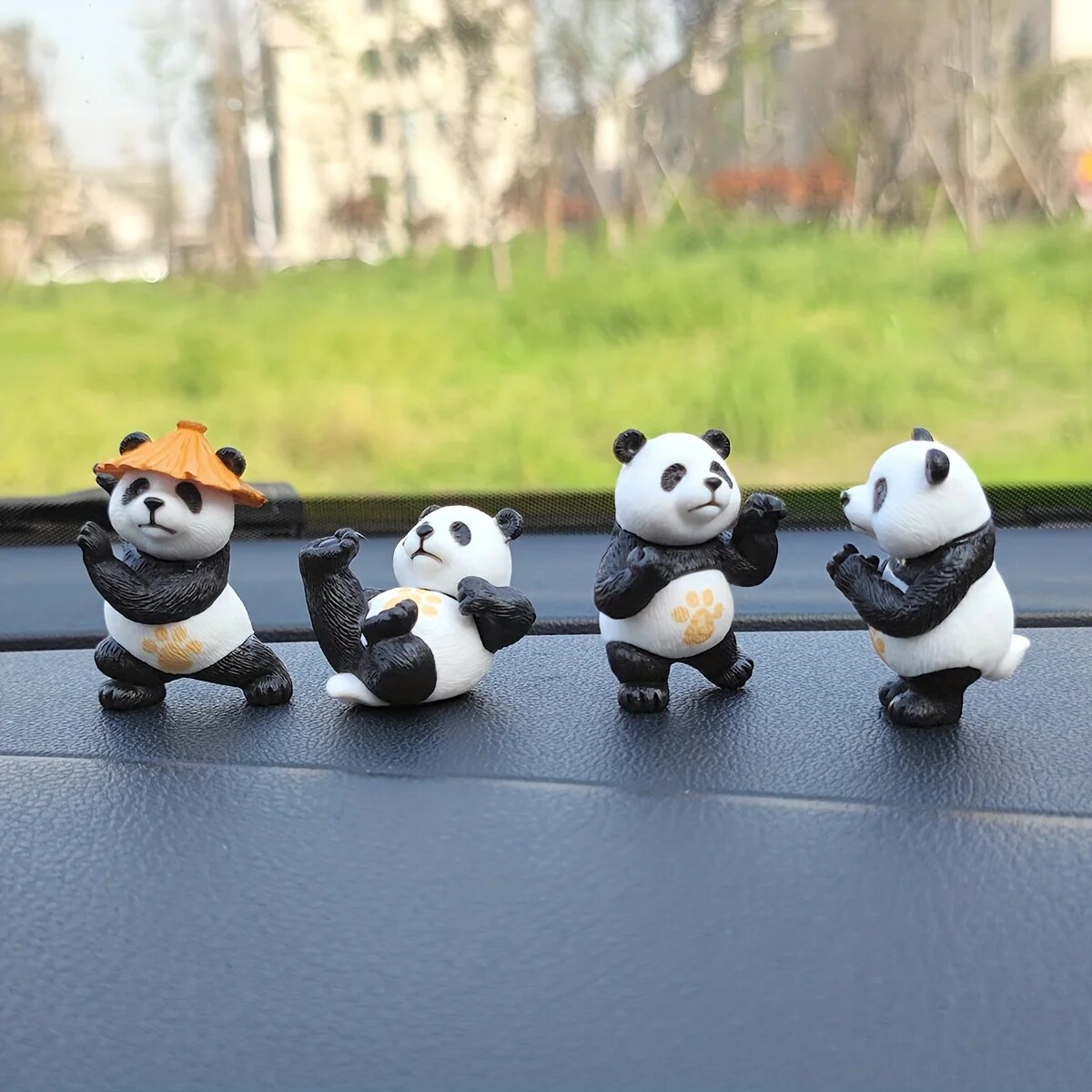 4pcs/set Panda Design Car Orna - огляд і ціна Interior Design Degree