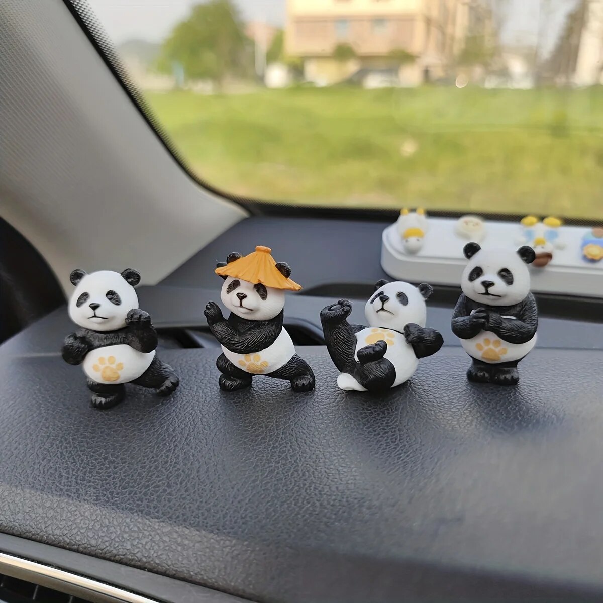 4pcs/set Panda Design Car Orna - огляд і ціна Interior Design Degree