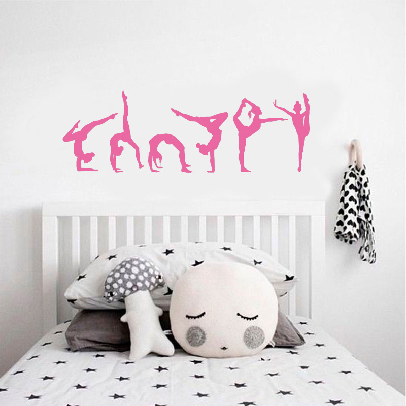 Set of 6 Gymnast Gymnastics Wa - огляд і ціна Interior Design Layout