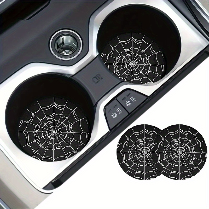 2pcs Spider Web Design Car Cup - огляд і ціна Interior Design Web
