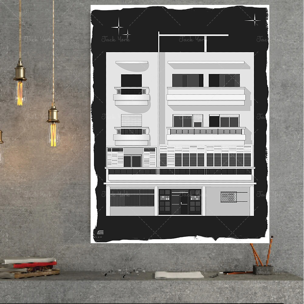 Bauhaus Tel Aviv Print | Moder - огляд і ціна Interior Design York