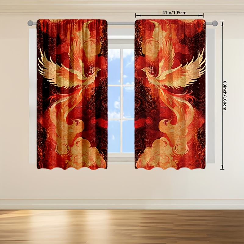2pcs Vibrant Red & Golden Phoe - огляд і ціна Interior Design Youtube